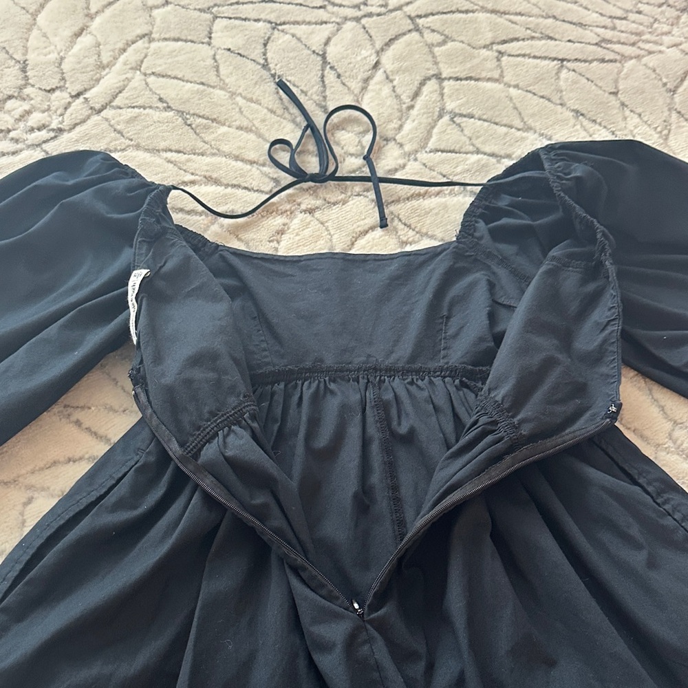 Abercrombie & Fitch Black Puff Sleeve Romper - Picture 11 of 12